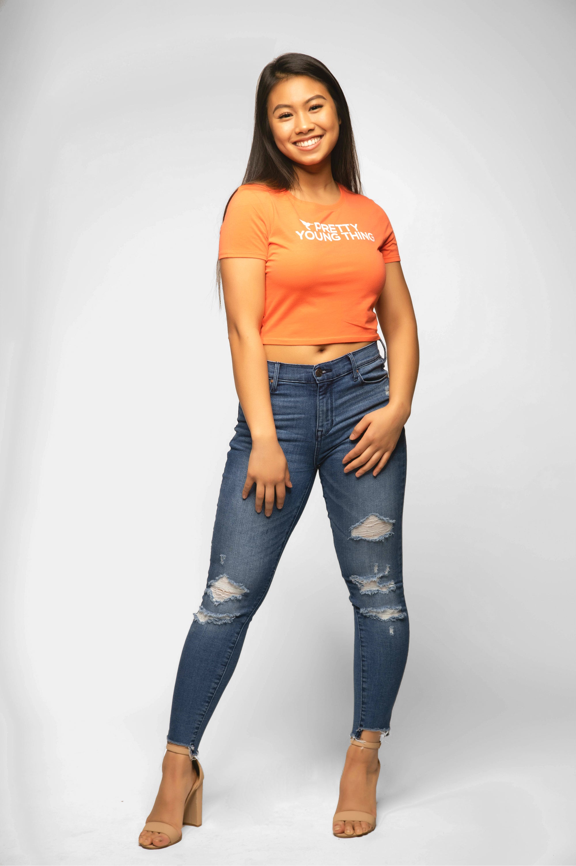 Pretty Young Thing Crop Top Tee 4 Colors