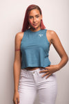 Cropped Racerback Tee 3 Colors