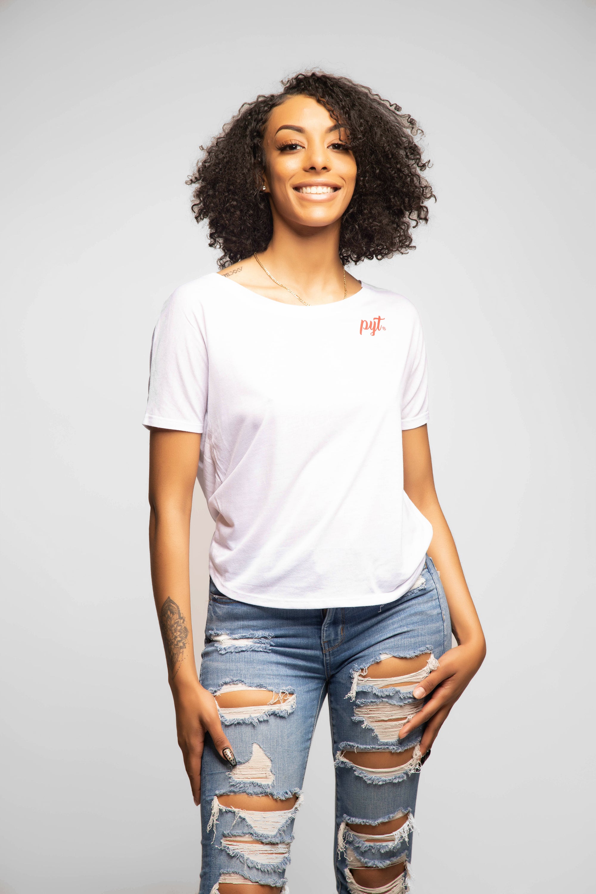 PYT® Open Back Flowy Tee 5 Colors