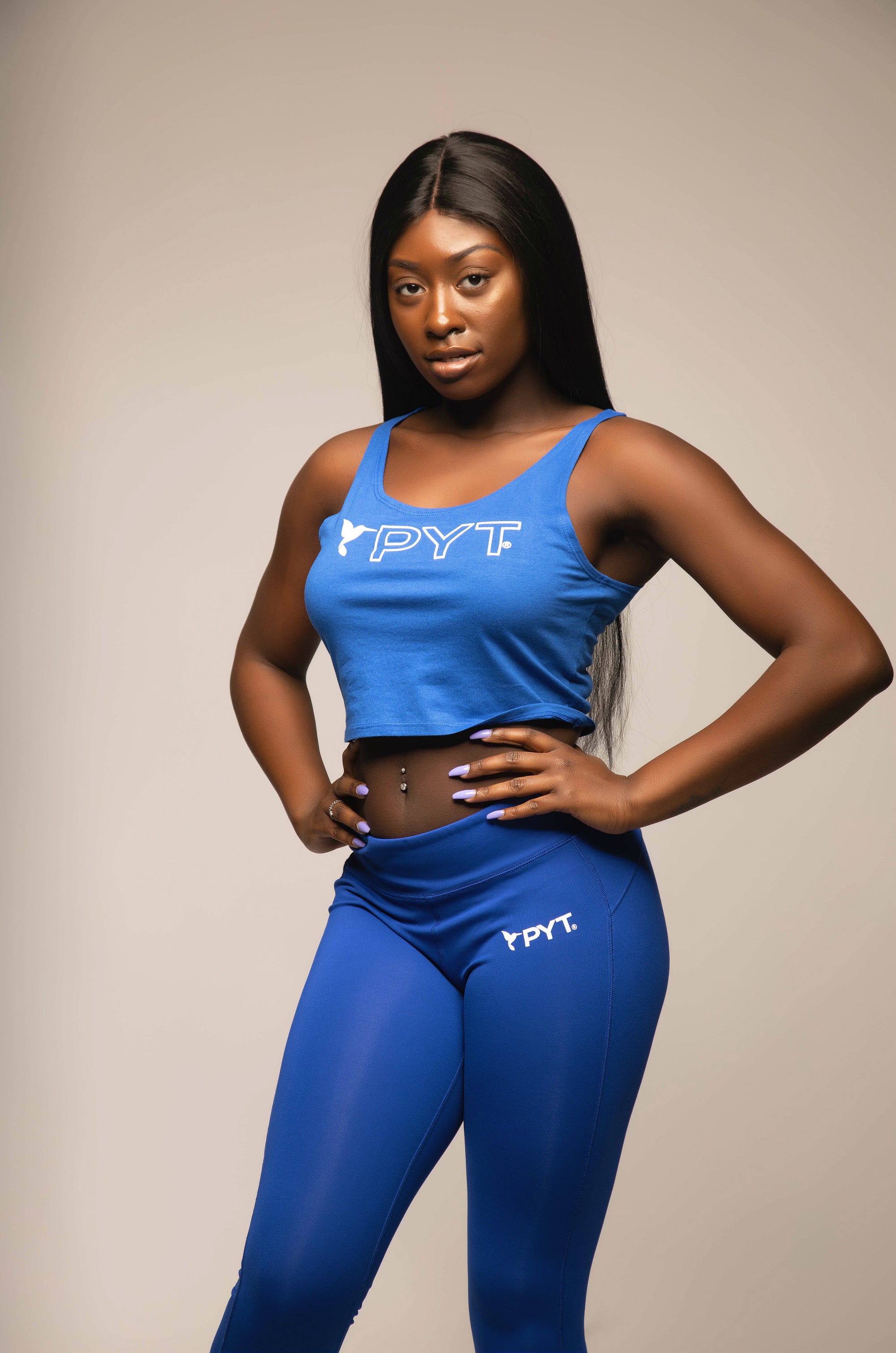 Outlined Logo Crop Tank 6 Colors