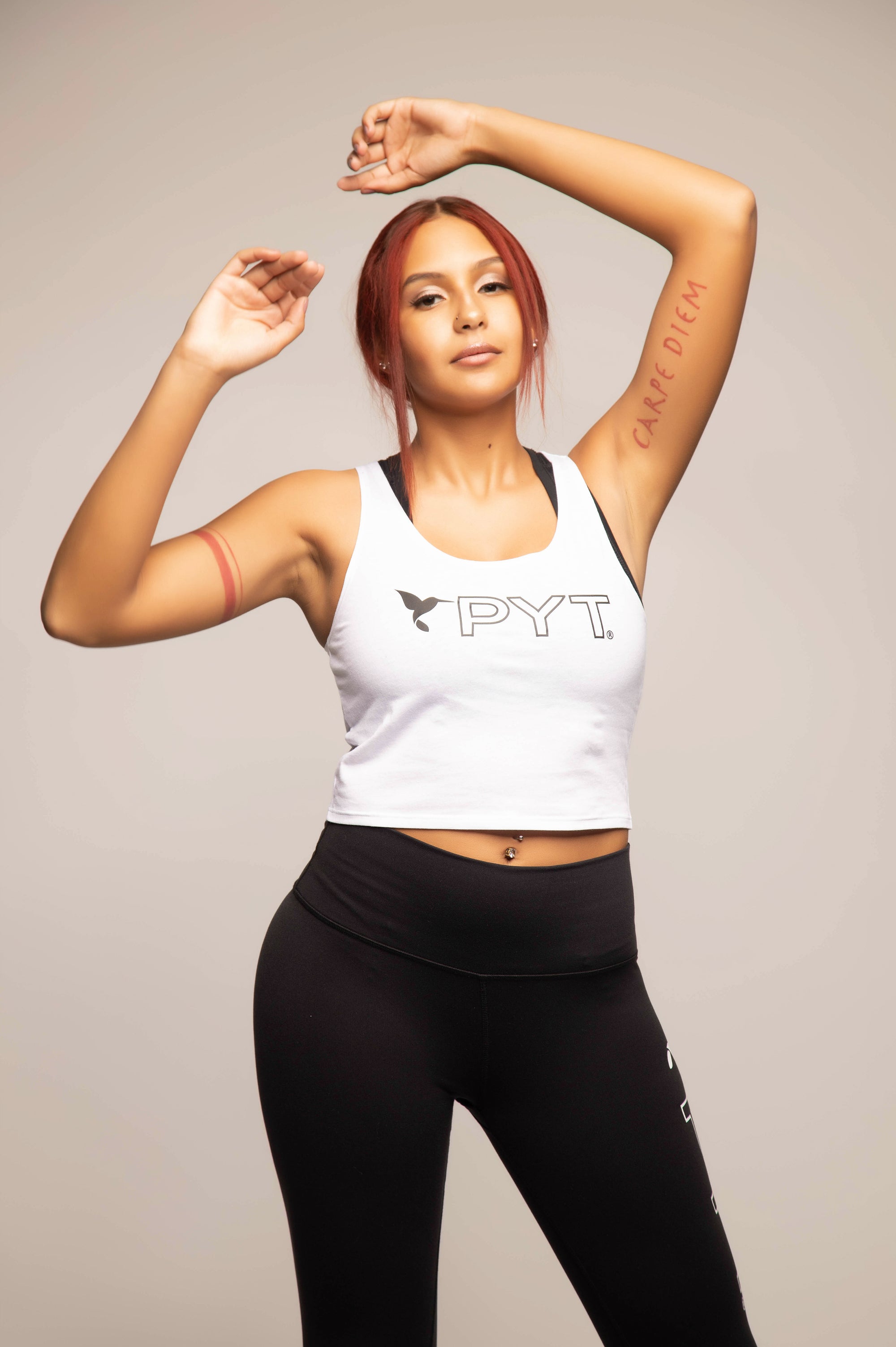 Outlined Logo Crop Tank 6 Colors