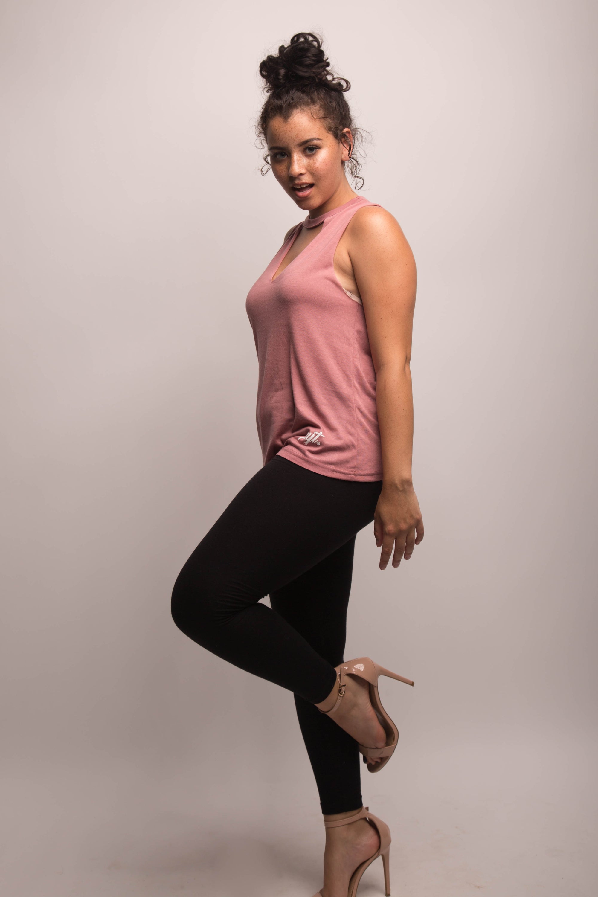 Cut Neck Tank 4 Colors